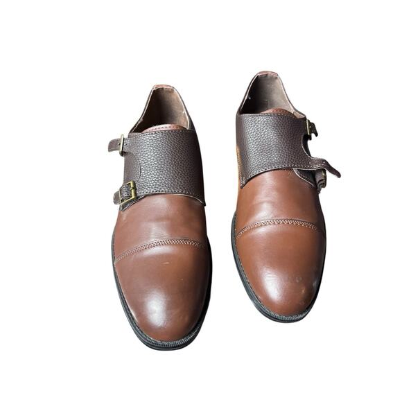 Joseph Abboud Glenn Slip on Monk Men's Strap 11 Dress Shoes Business Casual - Picture 3 of 7